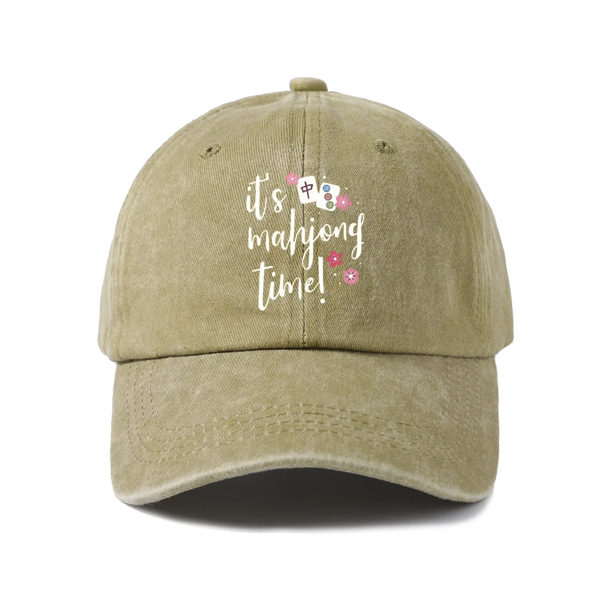 Inspirational Scripture Quote Graphic Baseball Cap, Vintage Washed Adjustable Unisex Dad Hat, Everyday Gift