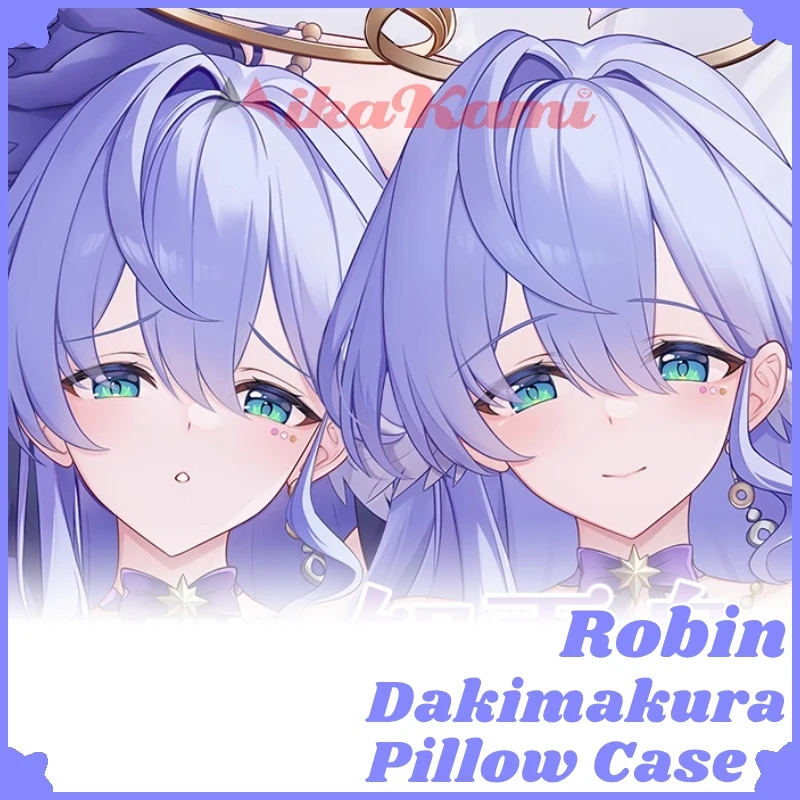 Robin Dakimakura Honkai Star Rail Game Pillow Case Sexy Pillowcase Full Body Hugging Cushion Cover Bedding Home Decor Otaku Gift