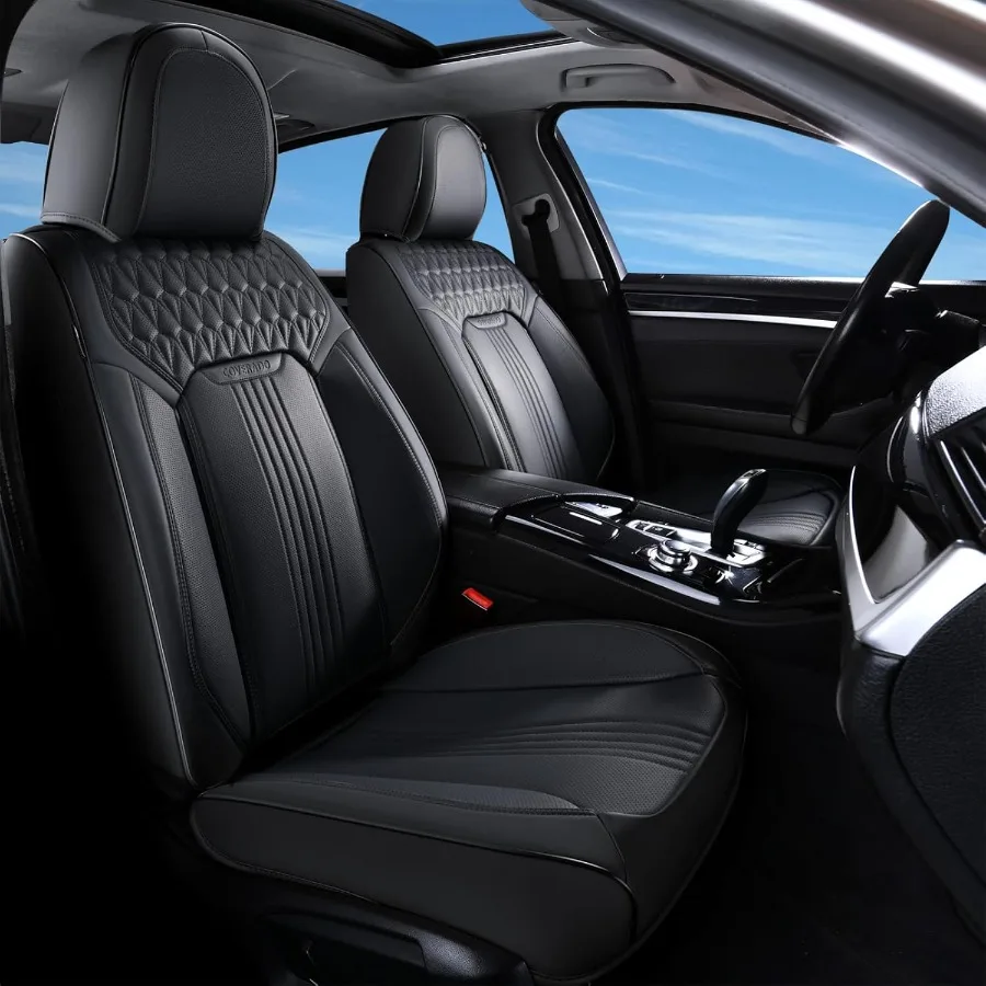 

Universal Fit Front Car Seat Covers with Waterproof Leatherette Material for Enhanced Protection and Comfort in Various Vehicle