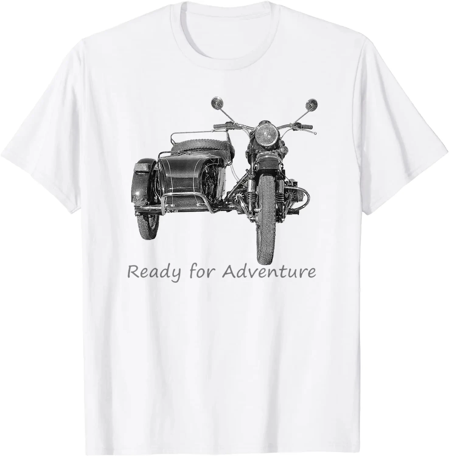 

A cool three-wheeled motorcycle printed T-shirt with a casual and versatile style adding personality to men's daily wear