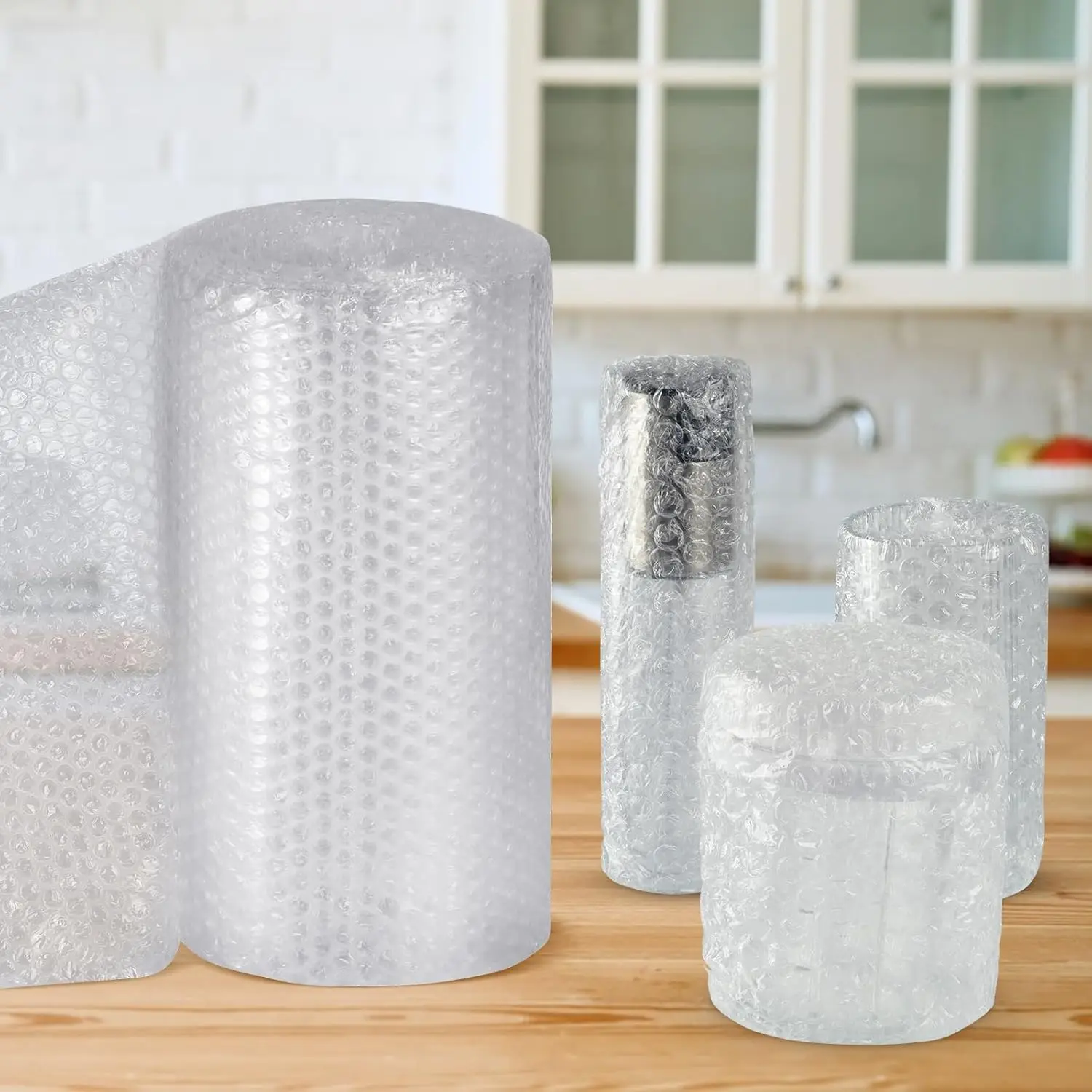 11m Length Double-layer Bubble Film Shockproof Wrap 15cm/20cm/30cm/40cm Width for Shipping Fragile Item Cushioning Packaging