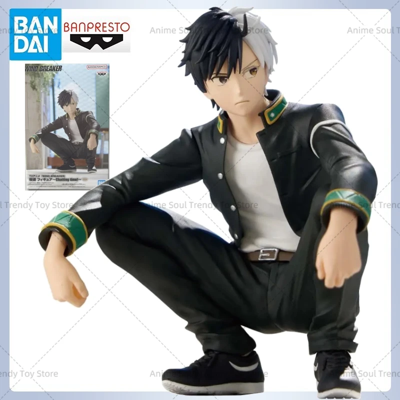 

In Stock BANDAI Original WIND BREAKER Chatting Time Sakura Haruka 11cm Anime Action Figure Model Toy Children Festival Box Gifts