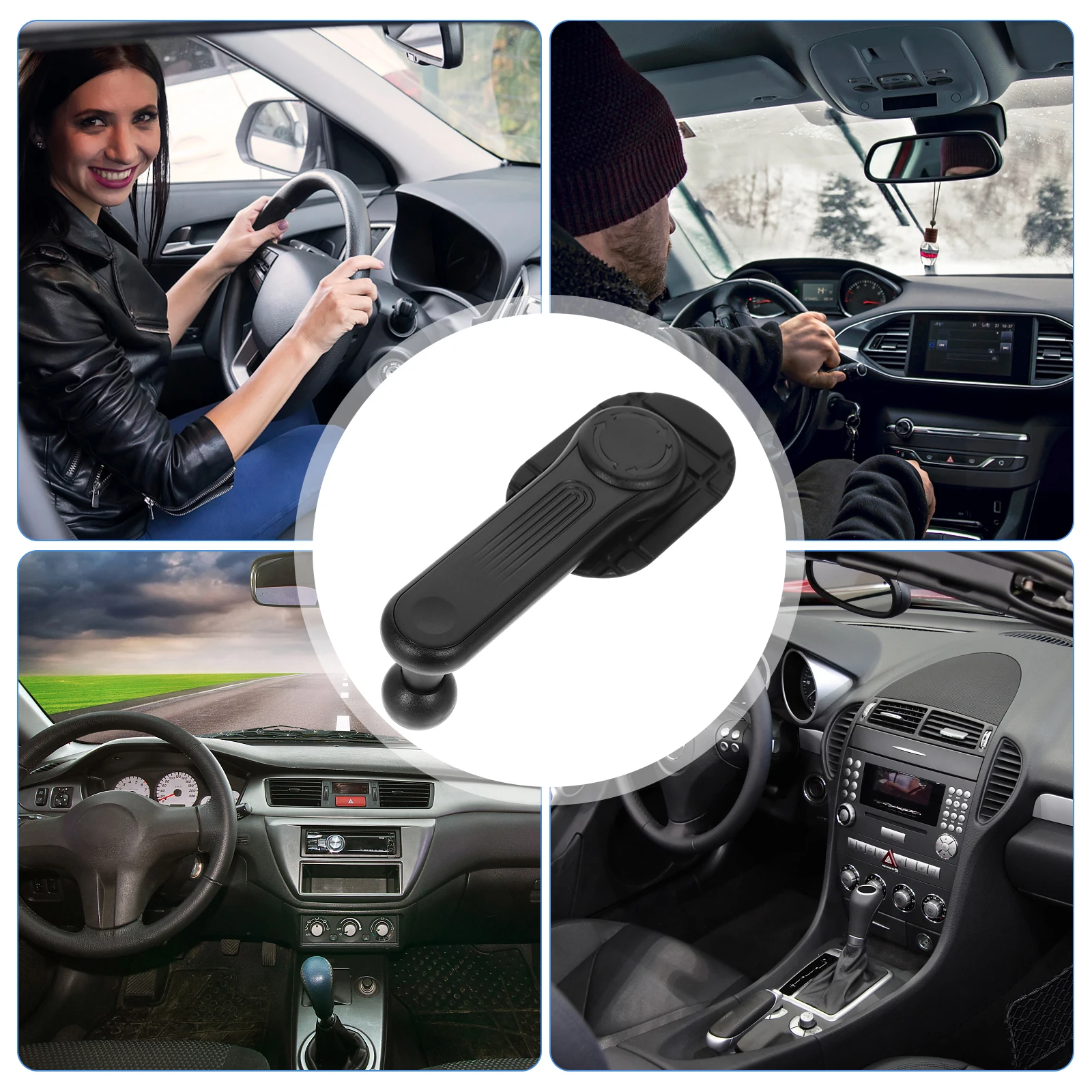 

Sturdy Adhesive Vehicle Screen For Mobile Truck Durable Small Easy Install Safe Driving Accessory Mount Car Holder Phone Mount
