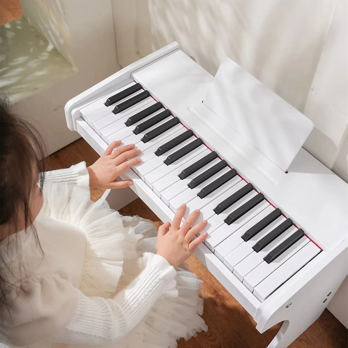 

Children Educational Little Piano High Quality Wooden 37 Keys Digital Piano Keyboard With 2.2cm Standard Keys From China Factory