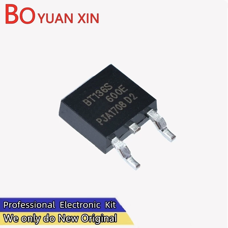 10pcs BT136S-600E BT136S BT136-600E BT136 TO-252 Bidirectional Thyristor Transistor New