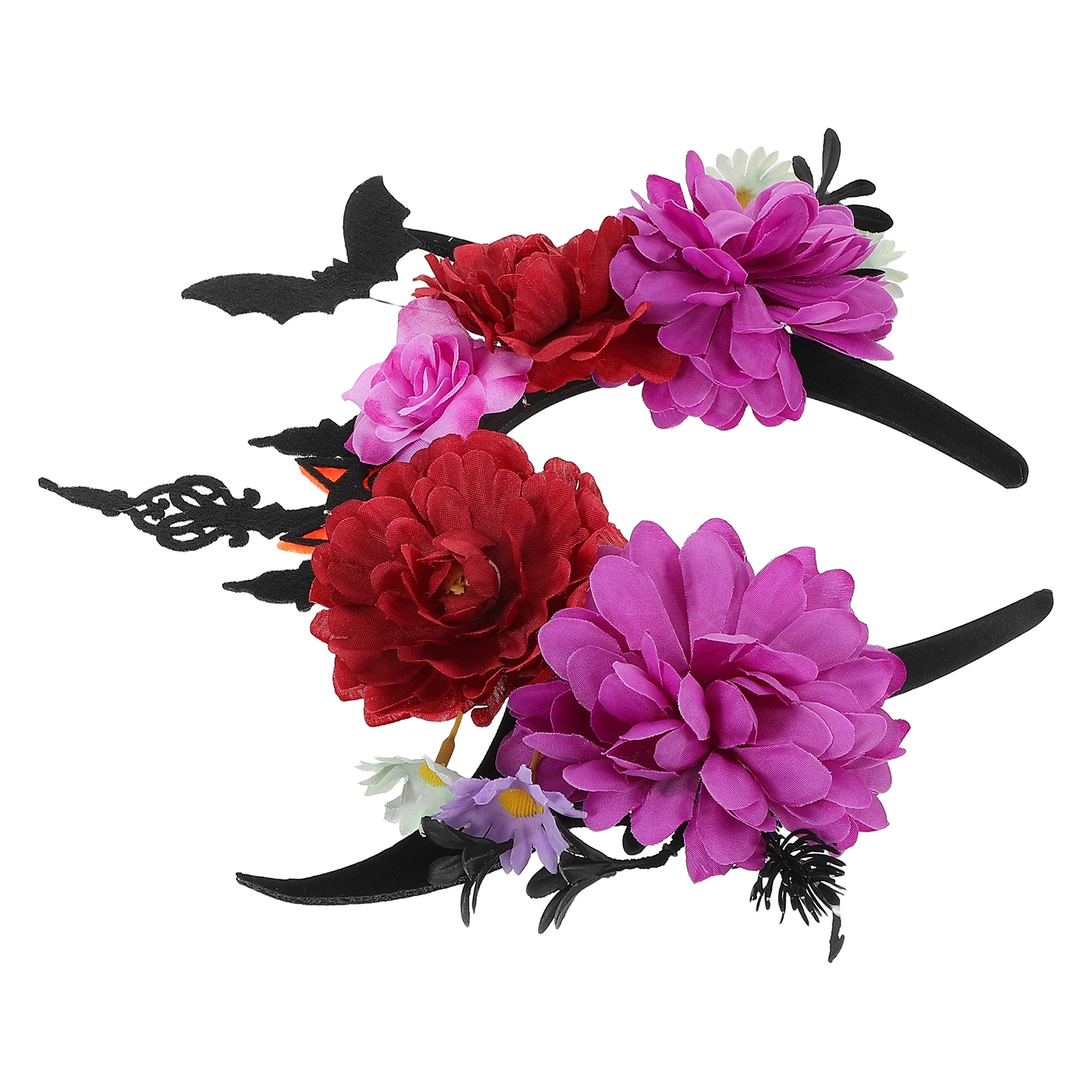 

Halloween Horns Headband Ears Costume Accessory Cosplay Party Prop For Women Spooky Dress Up Lightweight