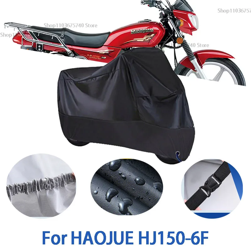 

Motorcycle Full Covers For HAOJUE HJ150-6F Car Outdoors Sun Protection Dust No Ear Thickened Oxford Clothcover Accessories