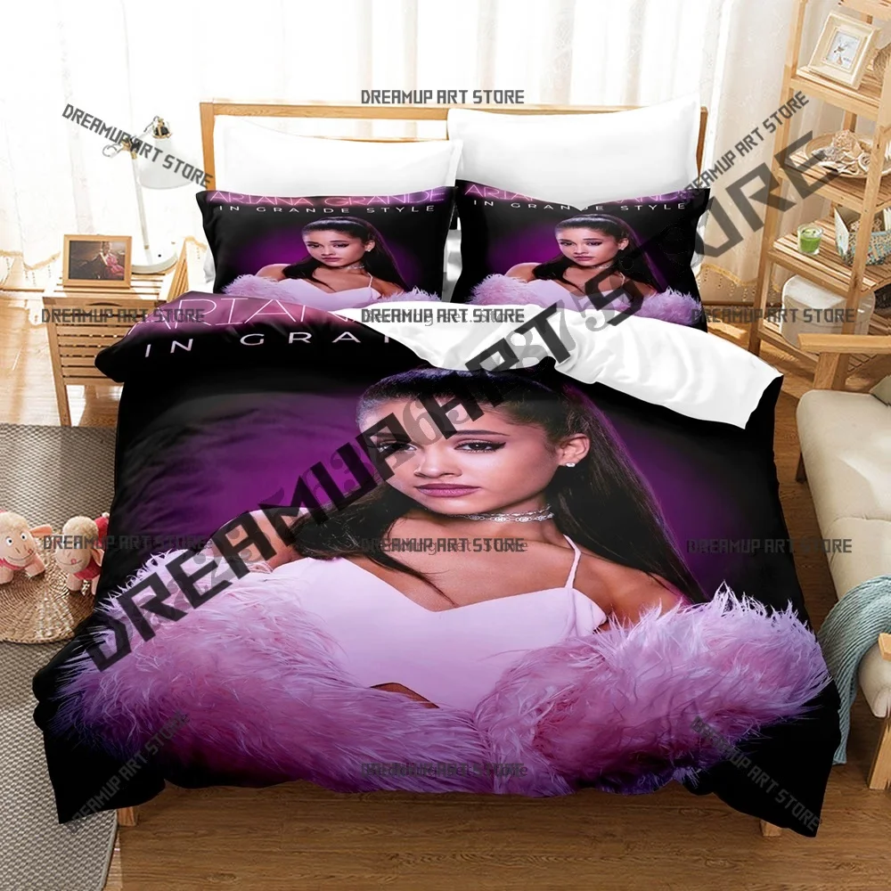 Fashion Ariana Grande Singer Bedding Set Single Twin Full Queen King Size Bed Set Kids Bedroom Duvetcover Sets Bed Sheet Set