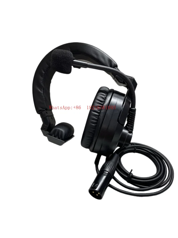 Director Unilateral Headset Microphone Dynamic Noise Reduction Microphone Three-core Plug Can Only Say Can Not Listen