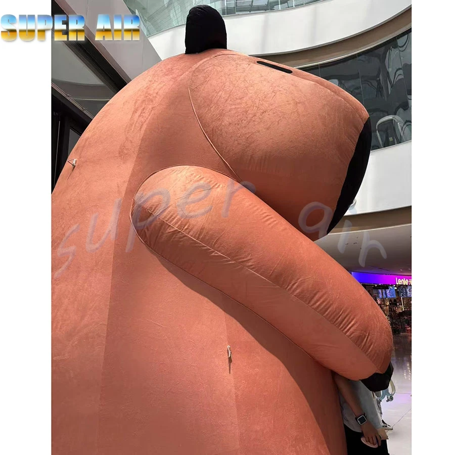 Pretty cute inflatable cartoon model giant outdoor decoration inflatable capybara for decoration