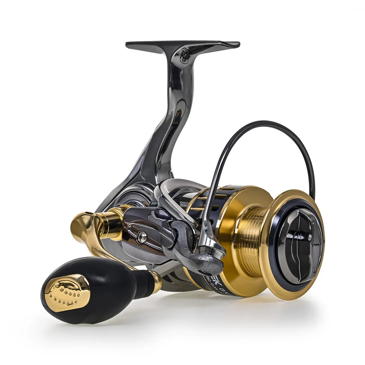 Spinning Fishing Reels for Saltwater and Freshwater, Metal Spool, Left and Right Interchangeable Trout Carp Tackle