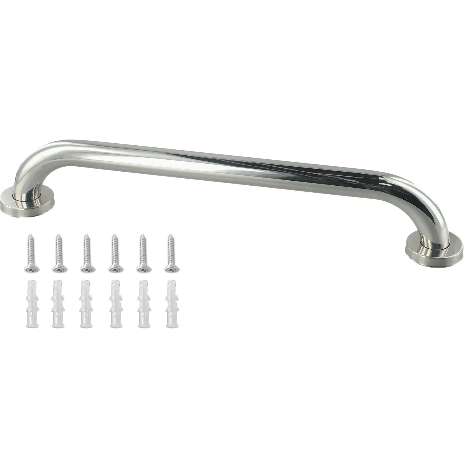 1pcs Grab Handle Grip Handle 201 Stainless Steel Grip Stainless Steel Stainless steel Wall 300/400/500mm Bar Bathroom Hand