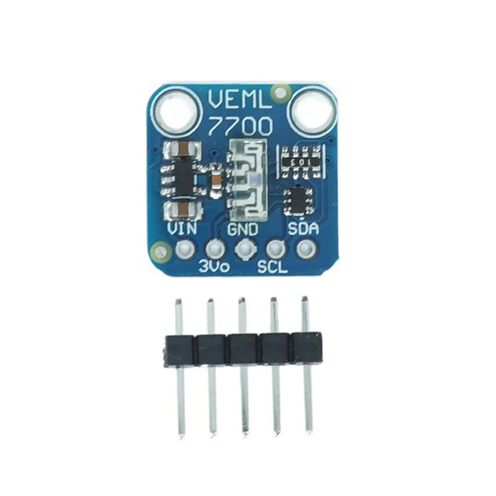 

2PC VEML7700 Ambient Light Sensor Module 16 Bit I2C Interface Bright Light Sensor 3.3-5V High Precision Illumination Meter Board