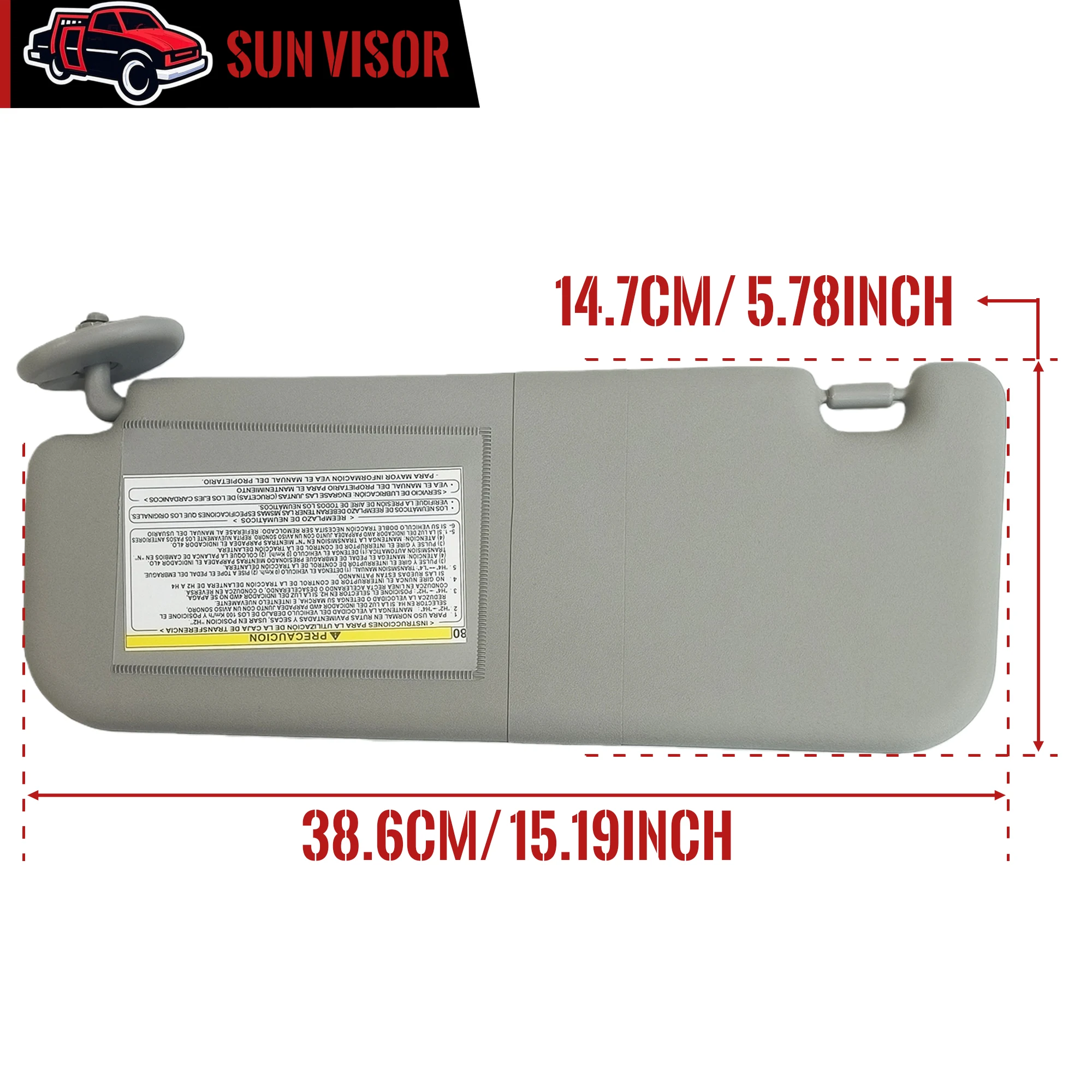 Sun Visor For Toyota Hilux Revo Rocco 2WD 4WD 2015-2022 2GDFTV 1GDFTV Car Front Sunvisor Driver Passenger Side Replacement Pair