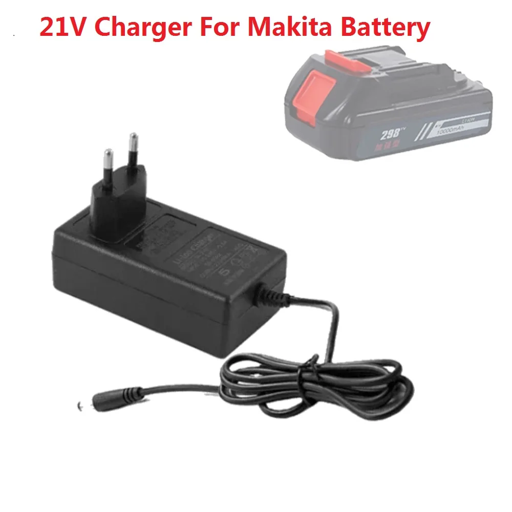 Cargador de batería de litio de 21V y 12,6 V, 2A, 3A, para taladro eléctrico de 18V, adaptador de herramienta eléctrica inteligente, transformador para batería Makita