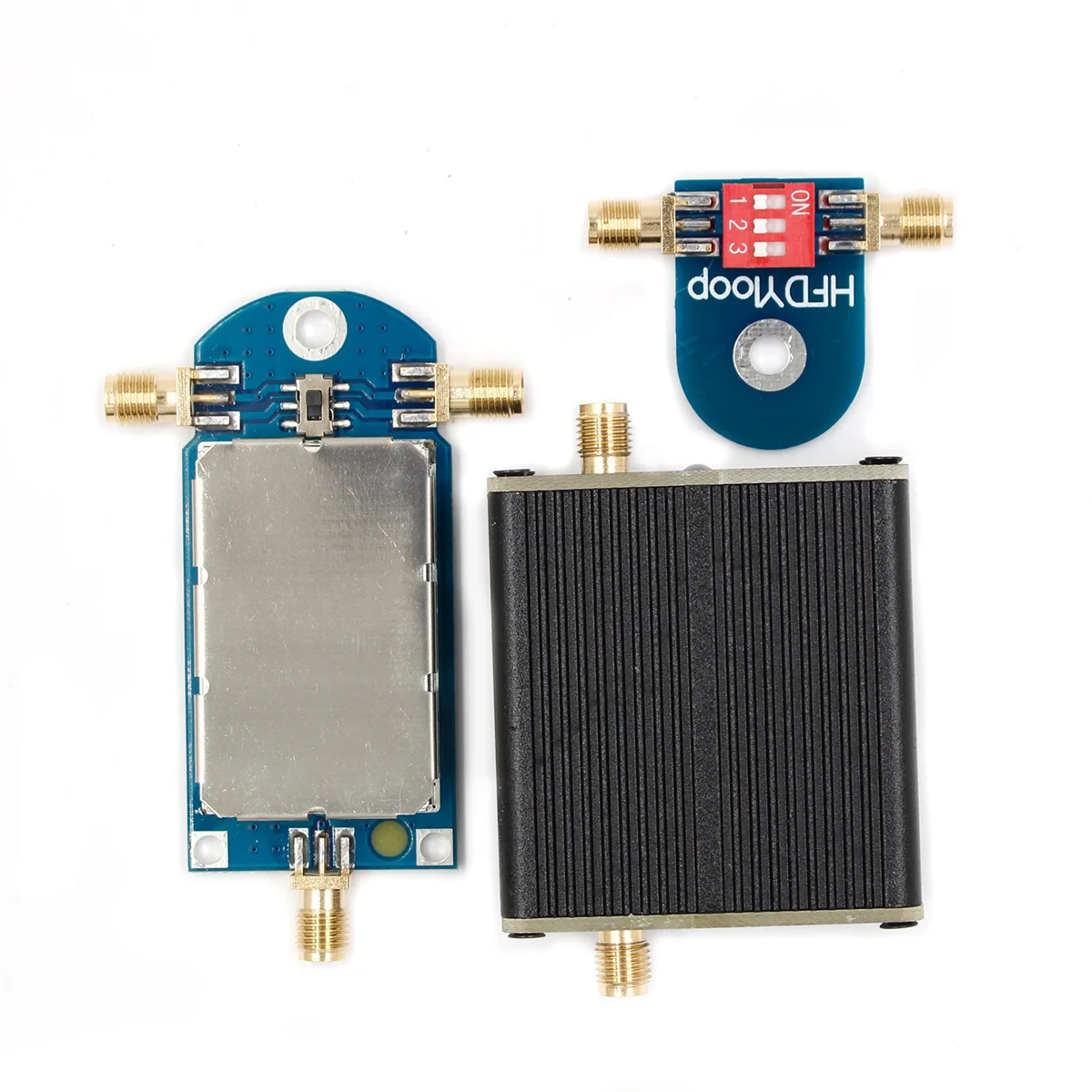 A02R 50K-500MHz Allband Active Small Magnetic Loop Antenna Amplifier HF AM FM VHF UHF SDR Receiver Radio