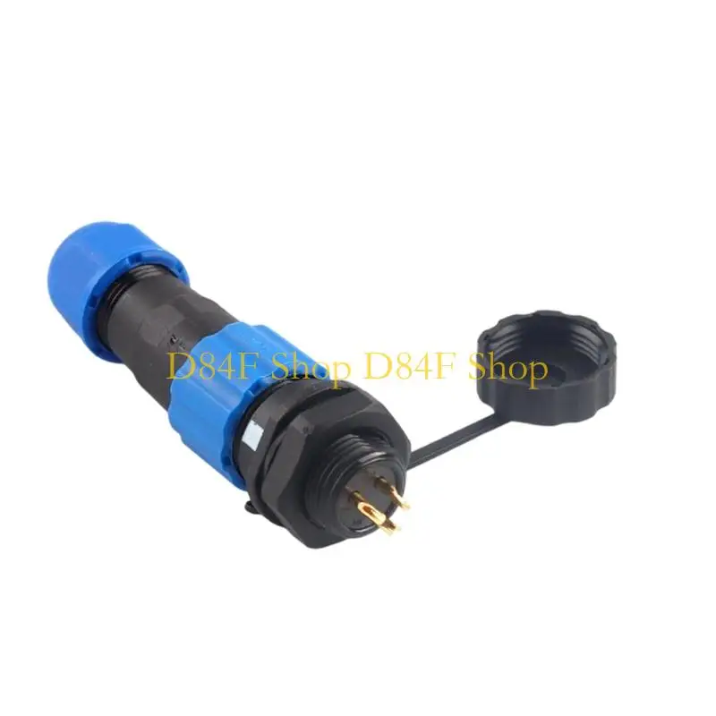 D84F High Performances SP13 Nut Type Aviation Connectors With Sealed Design Nut Type Aviation Plugs For Harsh Environment