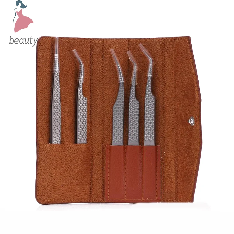 Tweezers Storage Leather Bag Storage Box False Eyelash Extension Tool Lashes Accessories Makeup Tools For Tweezer Kit