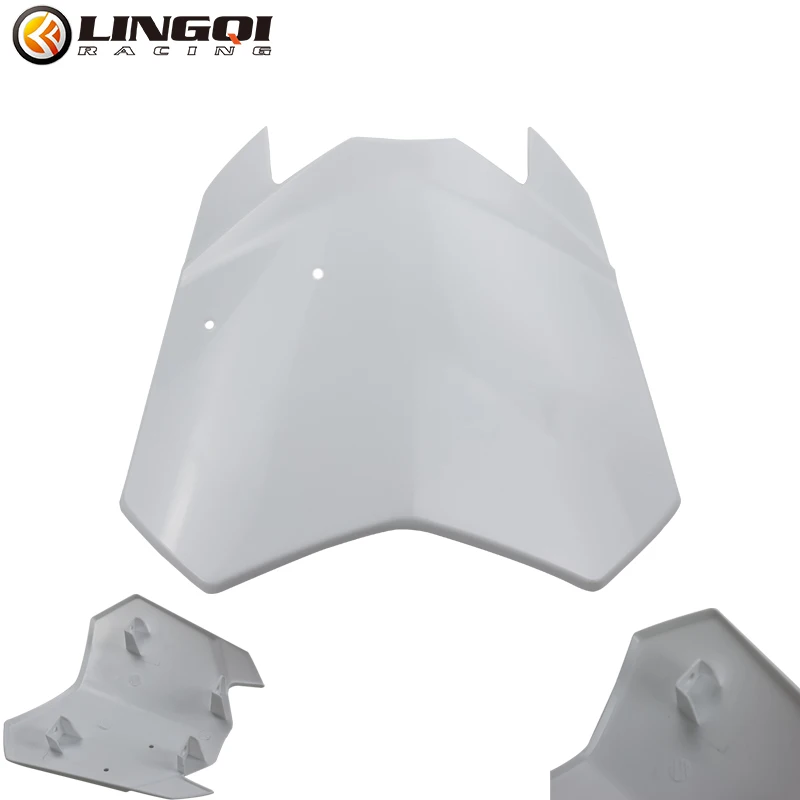 LYNNCHI Motorcycle TS50 Front Number Plate White Plastic Cover For TS 50  CRF 50 2022 Dirt Pit Bike Off Road Accessories