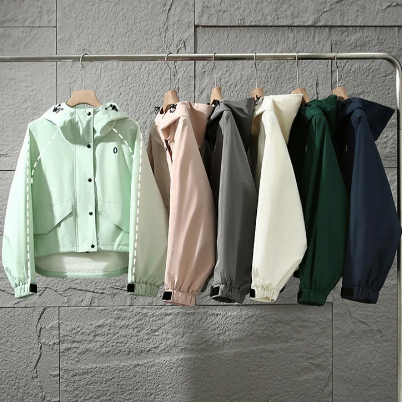 

Женское дышащее пальто свободного кроя o плеча с защитой от падения и длинной застежкой-молнией