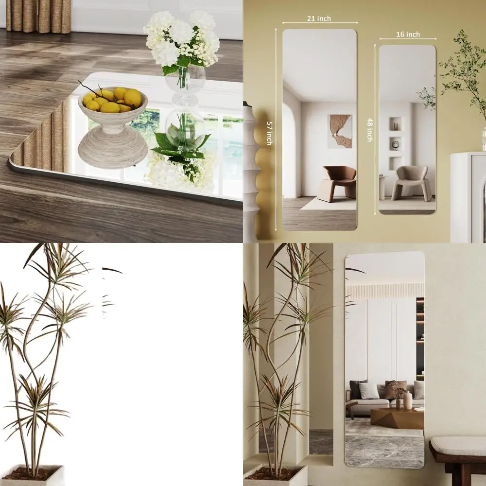 

Full-Length Nano Glass Wall Mirror for Bedroom, Decorative Mirror