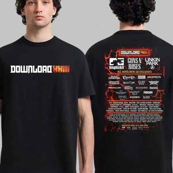 Download Festival XXIII 2026 Lineup T-Shirt