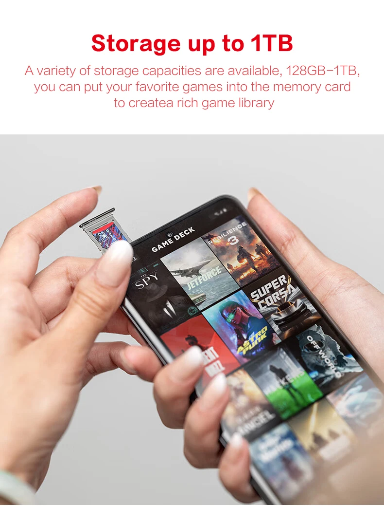 SanDisk 128GB 256GB 512GB 1TB GamePlay microSD Card for Handheld Gaming 190MB/s Read A2 V30 U3 4K UHD for Switch Steam