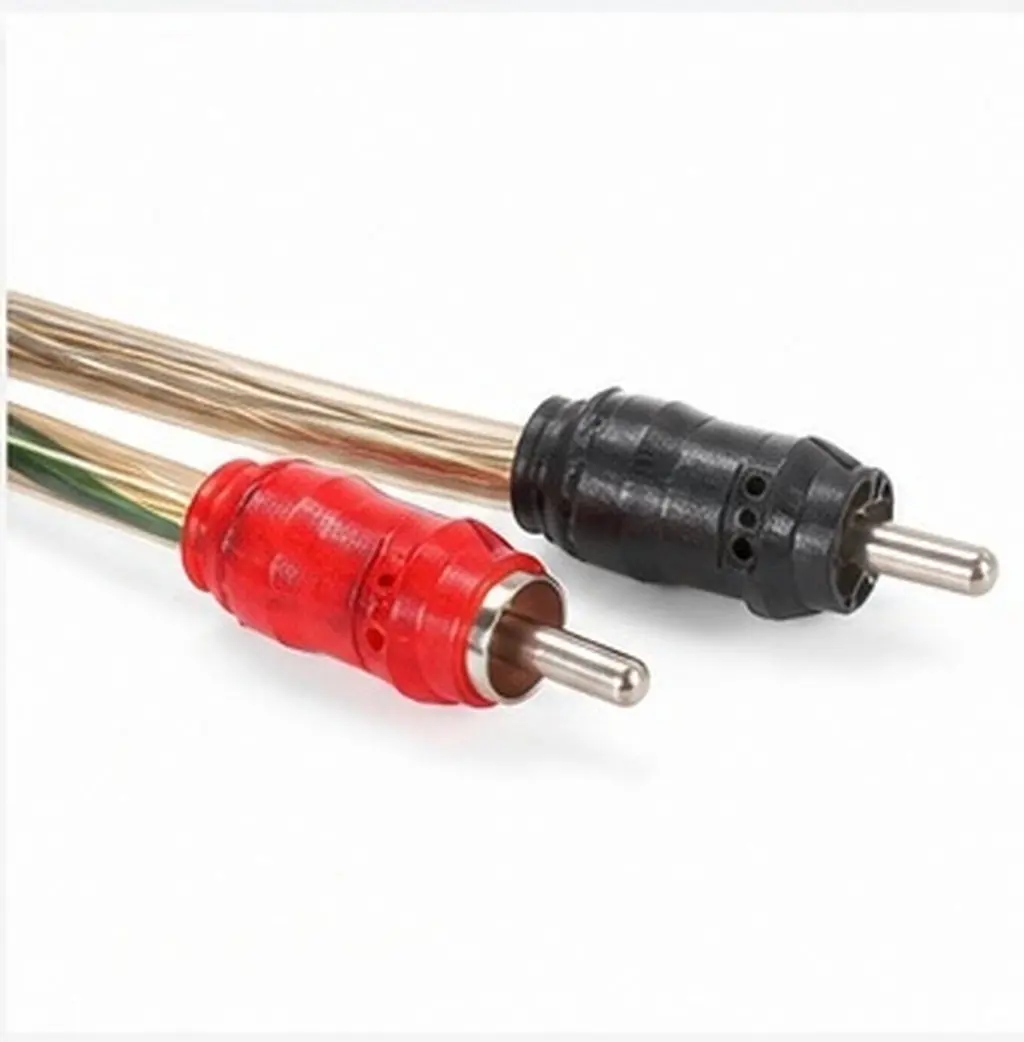 5M Car Audio Speaker Wire Kit Subwoofer Rca Cable Adapter with Copper Connectors for Stable Signal Transmission Universal Car