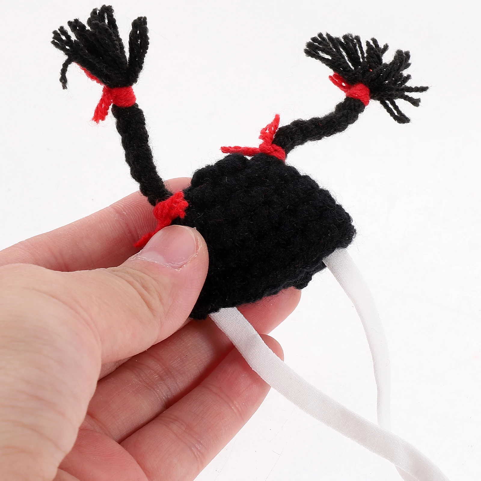 

Mini Hat Lightweight Adjustable Acrylic Knitted Hamster Hat Small Animal Costume Halloween Photo Prop Tiny Pet Accessory
