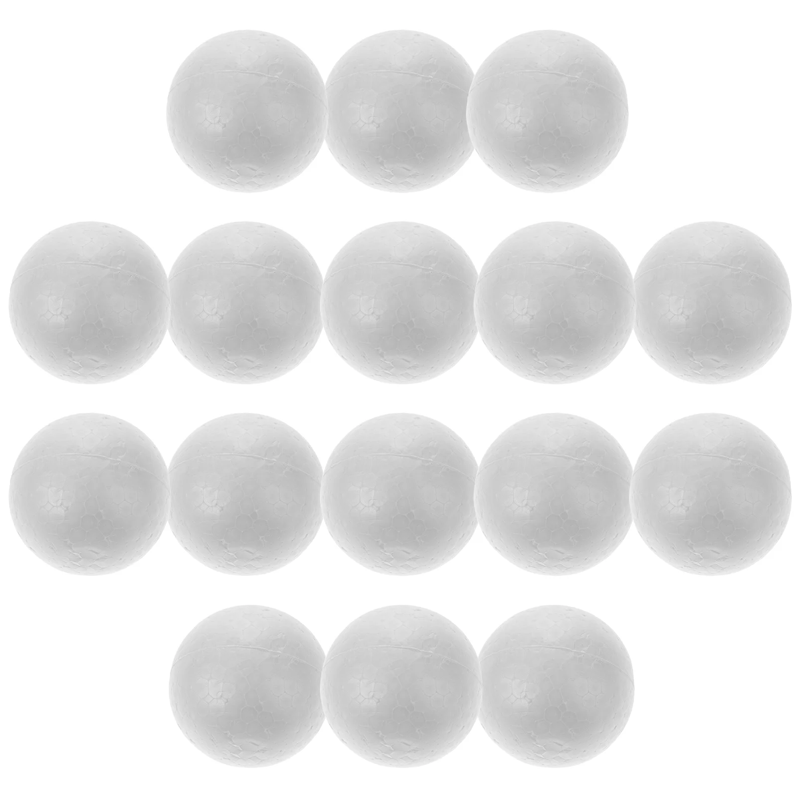 25Pcs 7cm Modeling Craft Solid Polystyrene Balls Round Spheres Wedding Decoration DIY Stuff(White) white balls