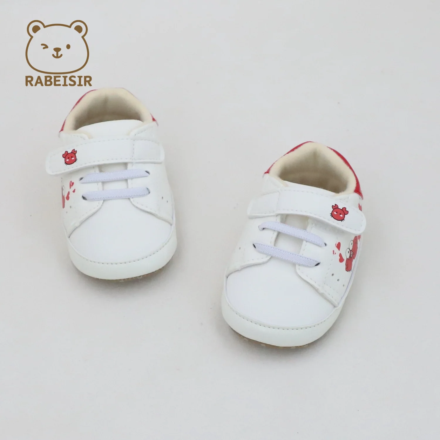 

Spring and Autumn Baby Fashion Sports Shoes 0-1 and a Half Year Old Baby Shoes Anti-Slip Breathable Velcro Closure