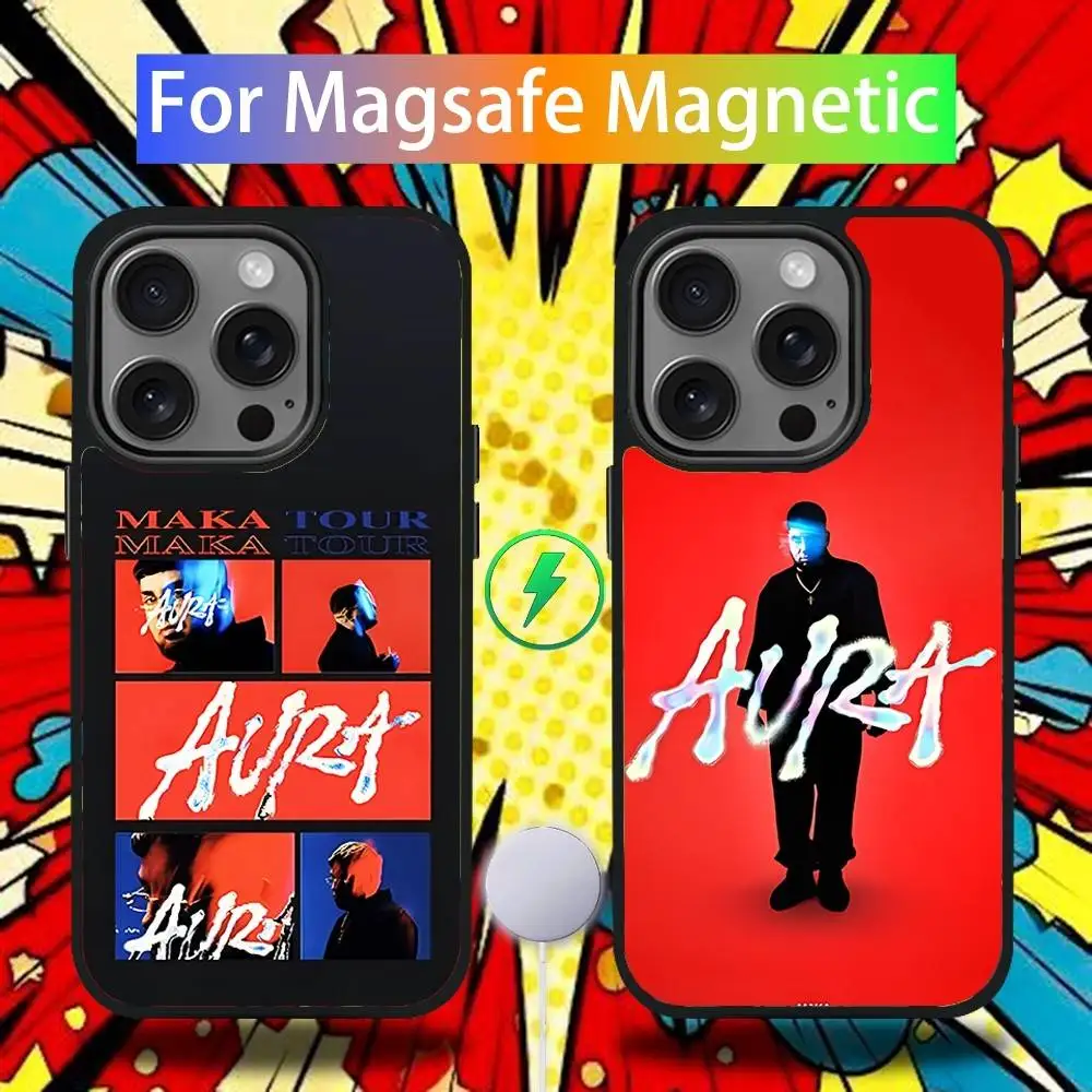 

Singer Maka Aura 2025 Phone Case For iPhone 17,16,15,14,13,12,11,Pro,Max,Plus,Mini,SE4,E Magnetic Magsafe Wireless Charging