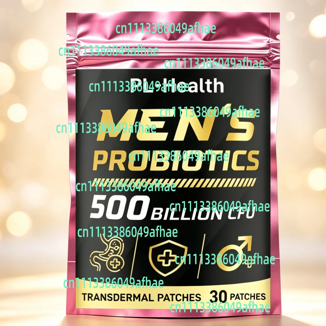 30 Patches Probiotics For Men Transdermal Patches Advanced Mens Probiotics For Digestive , Lmmune & Metabolism