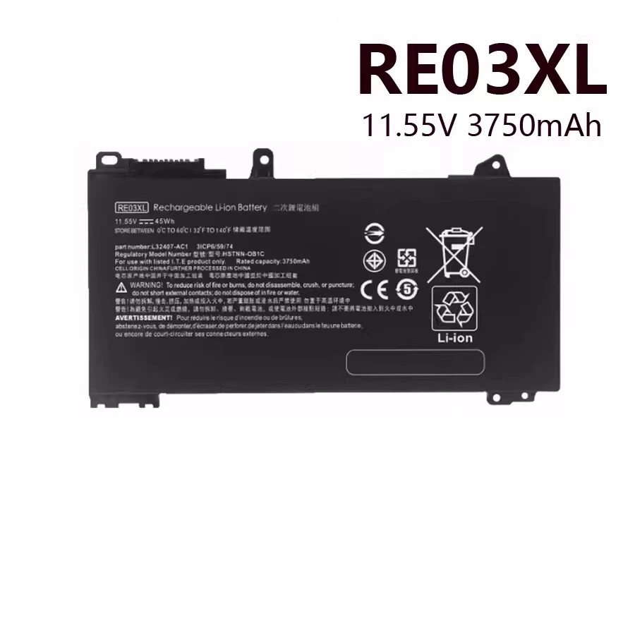 

For hp hsn-q15c/q17c/q21c/q22c/q24c/q25c re03xl computer battery
