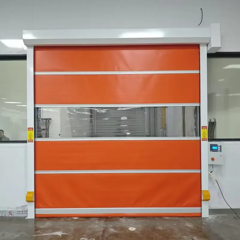 Custom Industrial Automatic PVC Rapid Speed Roll Shutter Door for Warehouse for Textile & Food Factory Fast Door