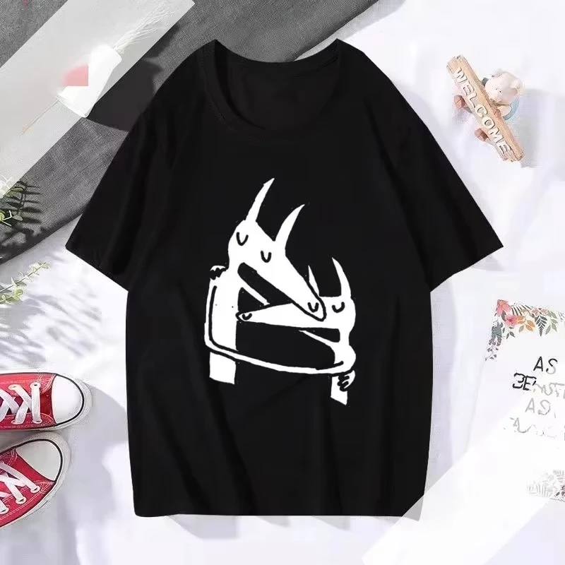 

Car Seat Music Band Headrest Classic T-shirt Unisex DMN Short-sleeved Tee Summer Crewneck Black Shirt Oversize Cotton Top Tees