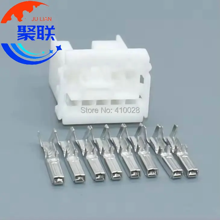 1Set 8Pin 7123-8386 7122-8386 Wiring Connector With Cable Harness Plug With Pin Wire MG610402 MG620403 7123-8386-30 7122-8386-30