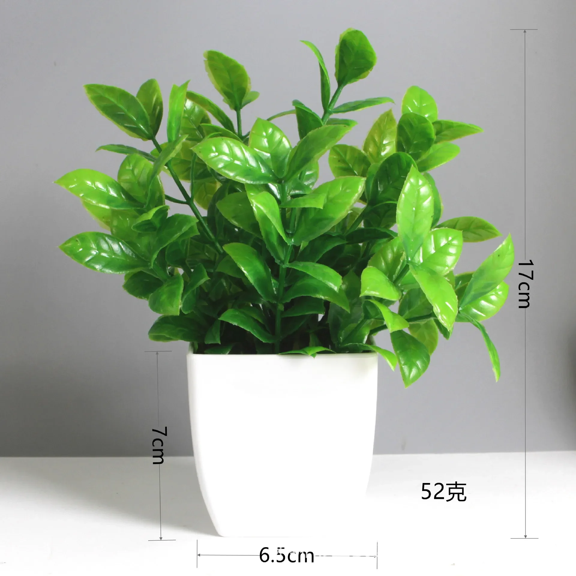 Künstliche Bonsai-grüne gefälschte Pflanze, Eukalyptus-Blume, Topfpflanze für drinnen und draußen, Zuhause, Schlafzimmer, Garten, Dekorationszubehör – Detail 9