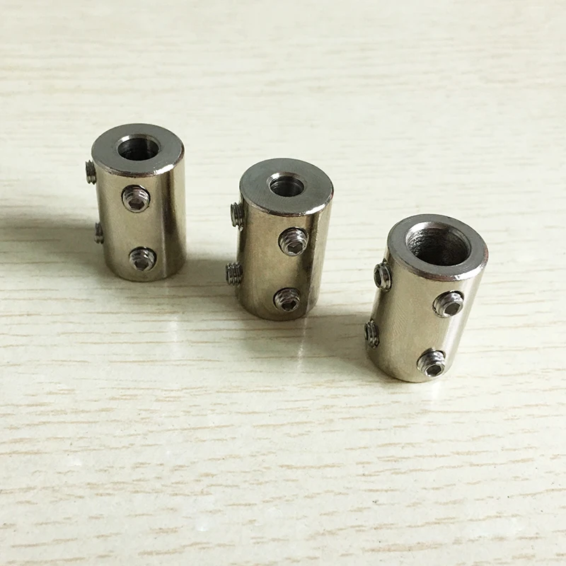 1PCS Electroplated stainless steel coupling motor shaft extension conversion connector model vehicle and ship rod interface