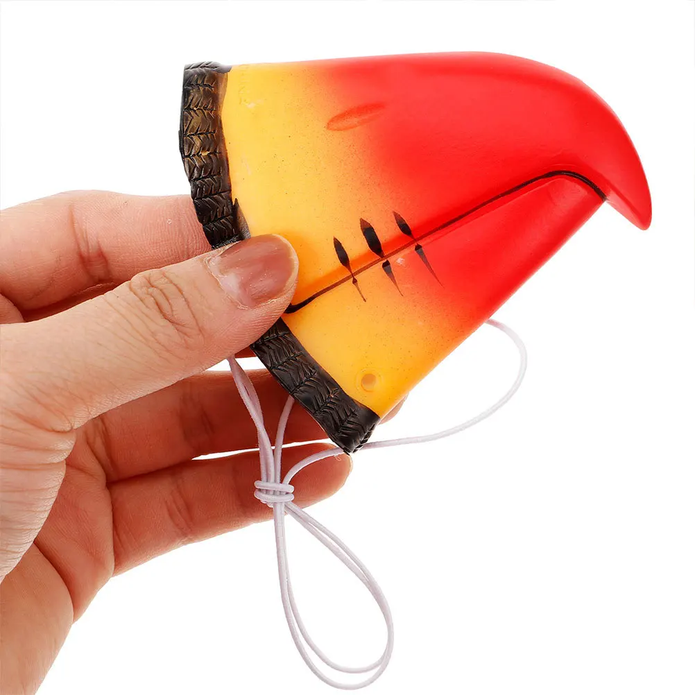 3 قطع من دعامات أنف الحيوانات المحاكاة متعددة الاستخدامات للعروض المسرحية والمناسبات التنكرية واللباس زي الببغاء الأنف