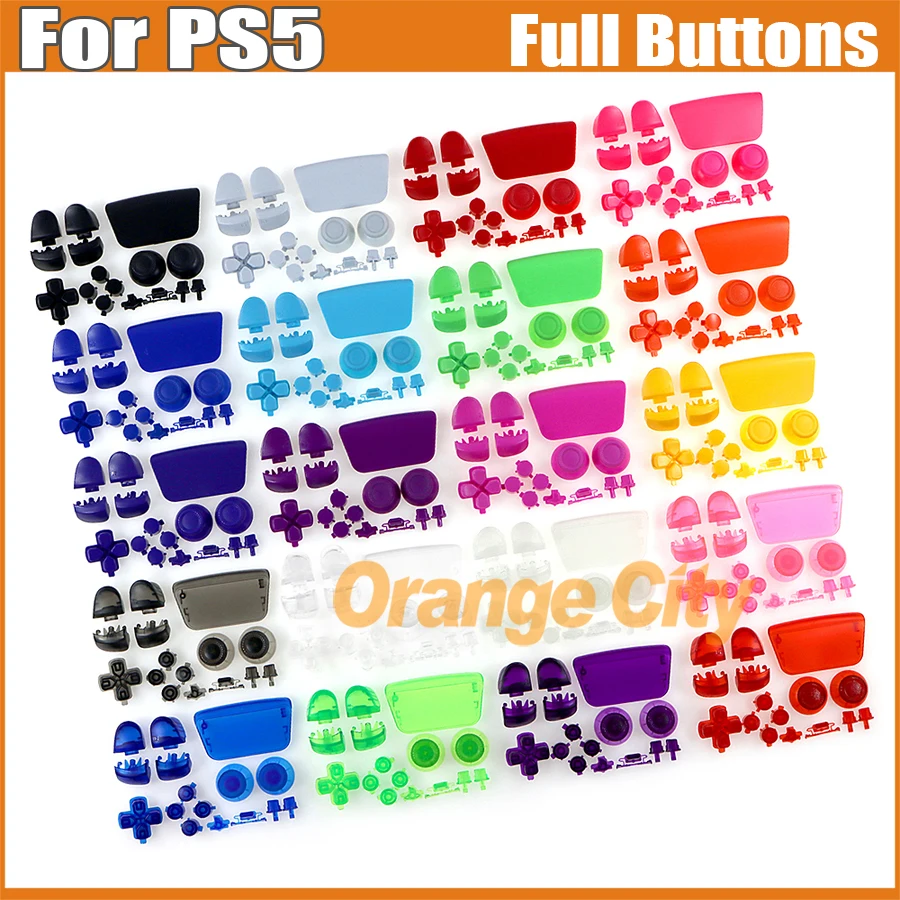 

30Sets Full Set Buttons For Playstation5 V3.0 Gamepad Color Button Kit For PS5 3.0 Game Controller Accessories Replacement