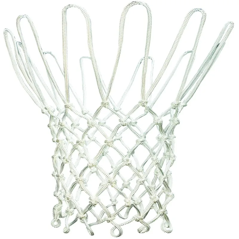Regulation Size Heavy Duty Basketball Net, White, Polyester, 6.9 oz