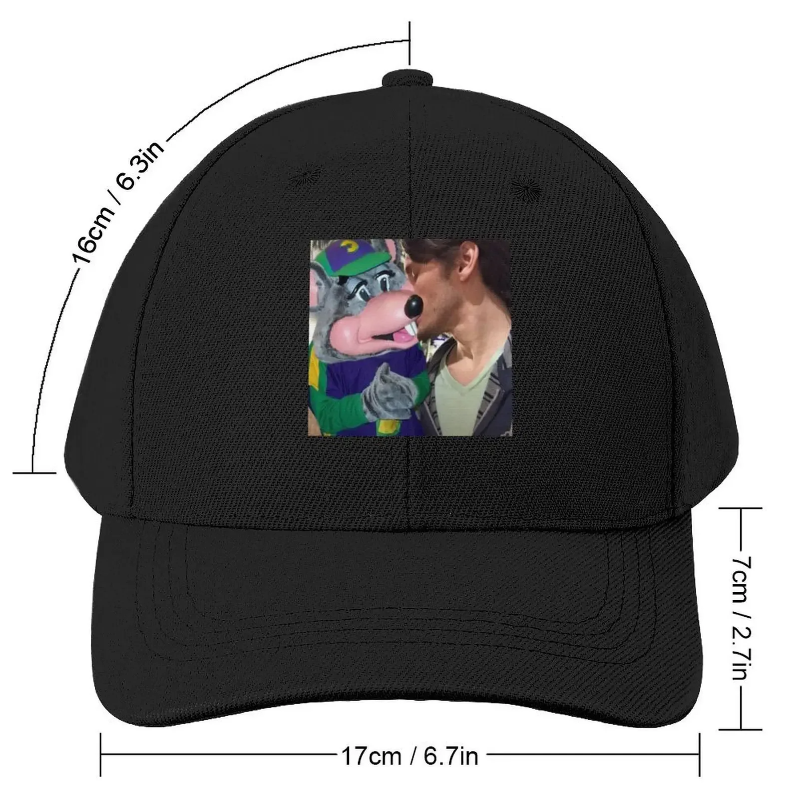 Jerma Chuck E. Cheese Baseball Cap Beach Luxury Brand fashionable Male Women's