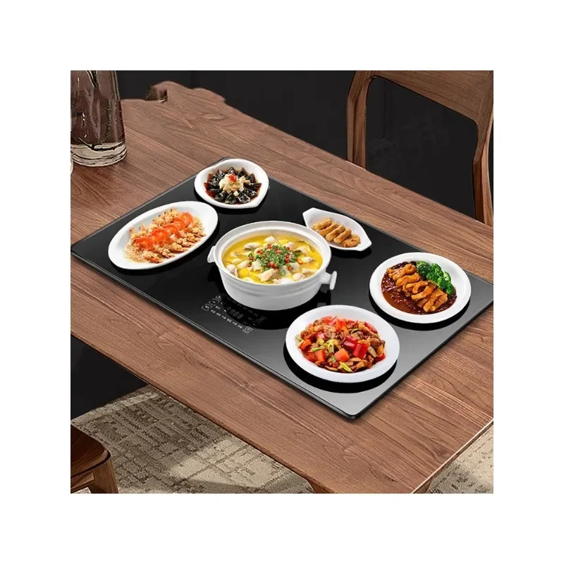 meal insulation board, vegetable heating cutting board, household dining table mat folding multi-functional electric heating