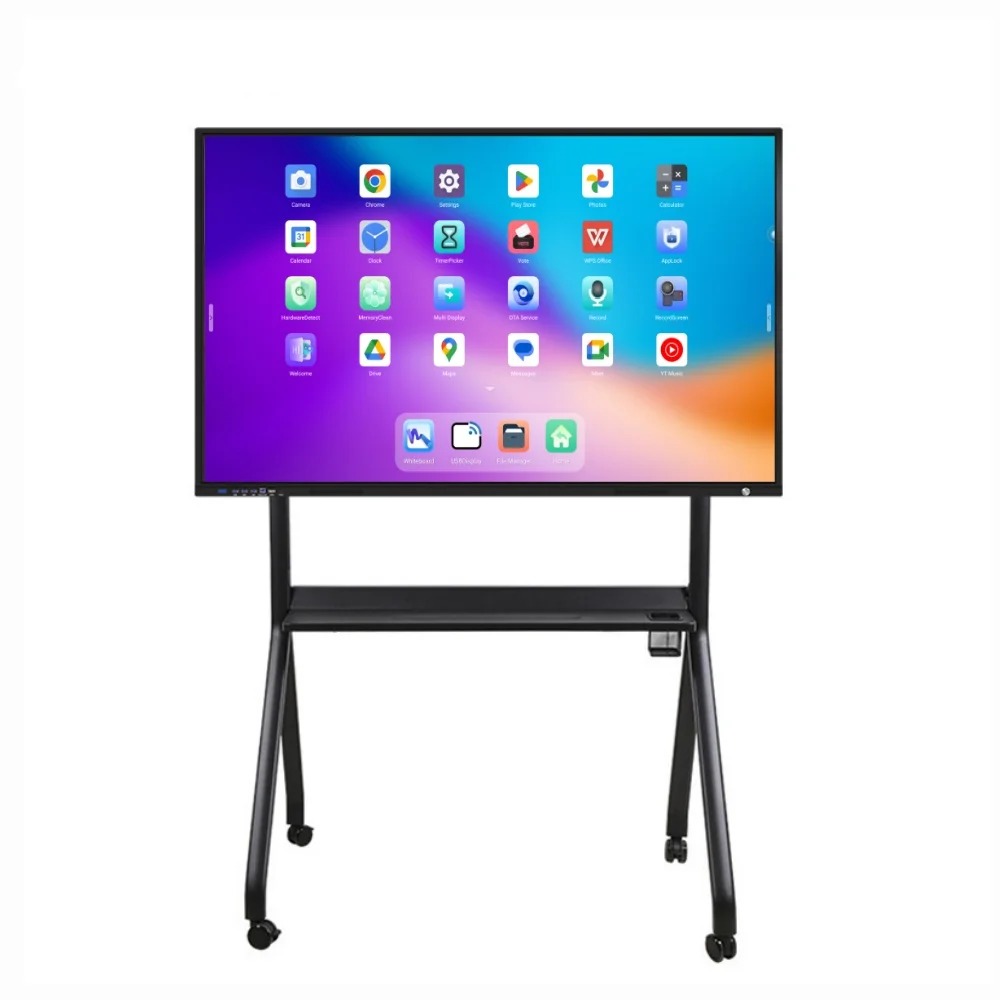 Panel Touch Screen Whiteboard for Conference &School 4K 75 86 98 100 115 Inch Digital Interactive Board Classroom OEM Flat