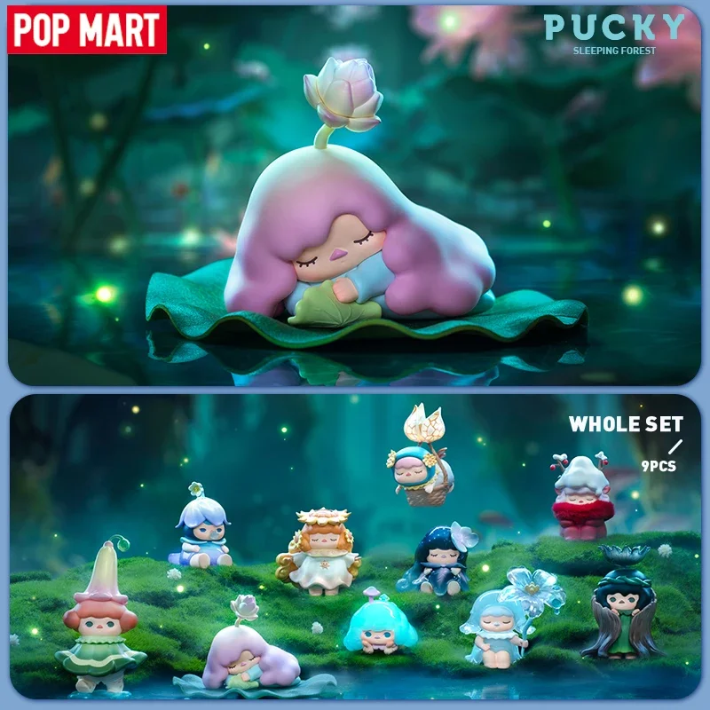 

Popmart Pucky Sleeping Forest Series Blind Box Kawaii Action Anime Mystery Figure Toys and Hobbies Kids Gifts Caixas Supresas