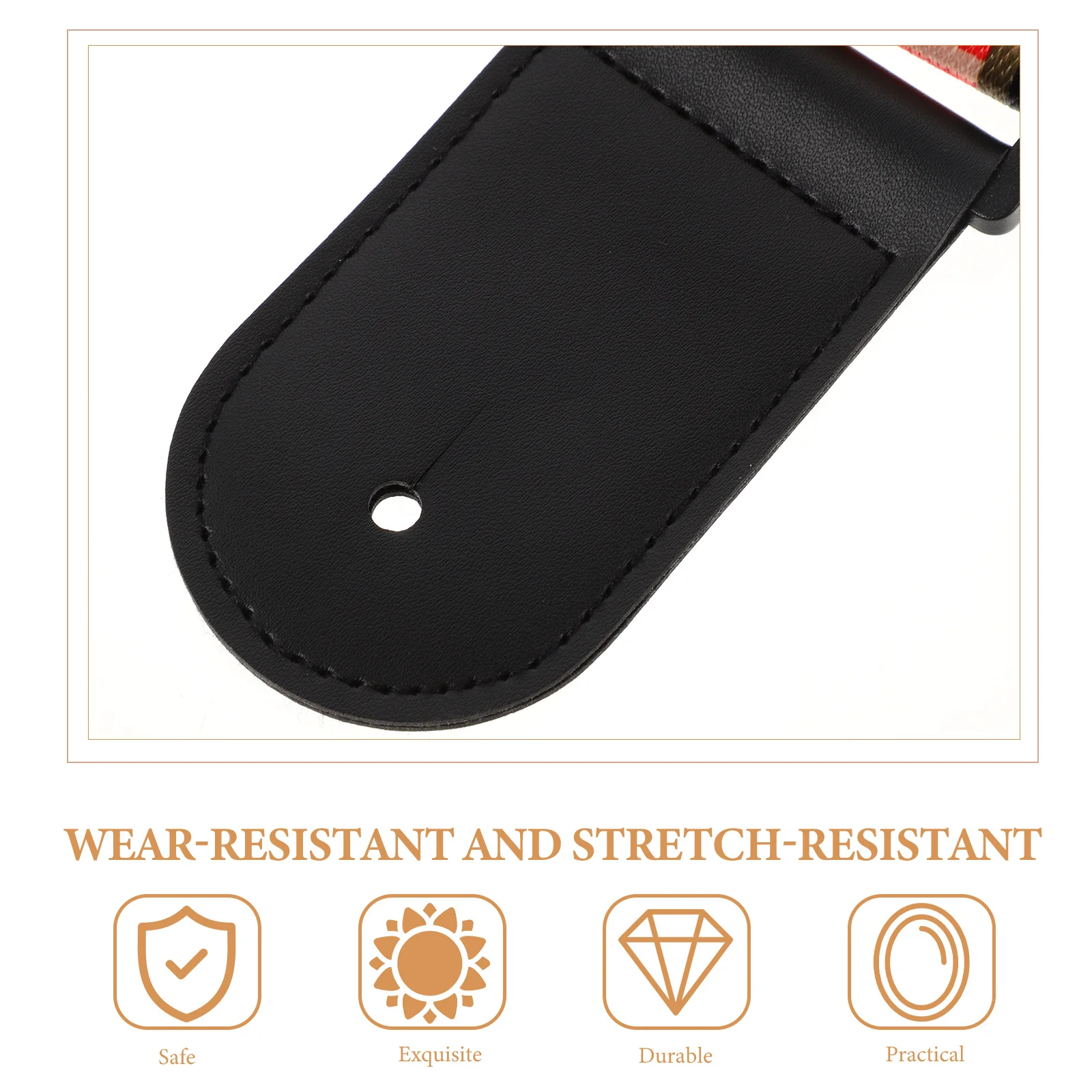 

Adjustable Guitar Strap Dirt-Resistant Waterproof Wear-Resistant Stretch-Resistant Comfortable For Electric Bass Classical