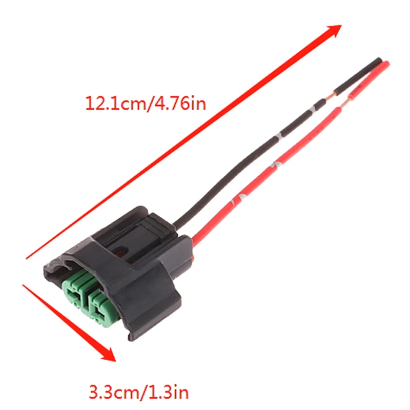 New! 2Pcs H11 Female Connector Adapter Wiring Harness Socket Car Cable Plug Adapter for Foglight Head Light