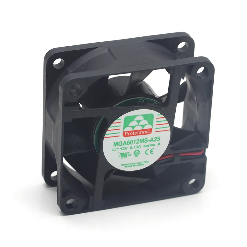 

60mm X 25mm Axial Fan MGA6012MS-A25 6025 12V Hydraulic Bearing Fan PSU Server Inverter Fan