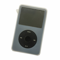 Soft Silicone Case Cover for Apple iPod Classic 6th Thick 160GB iPod Video 60GB 80GB + Protective Film(Only fit 13.5mm Thickness
